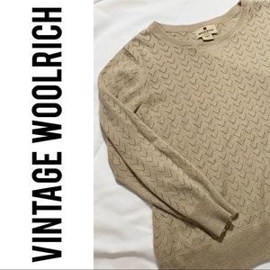 Woolrich Cable Knit Sweater Vintage